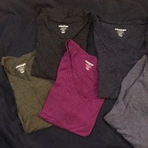 4 Old Navy Vintage Tees and 2 GAP Classic Tees